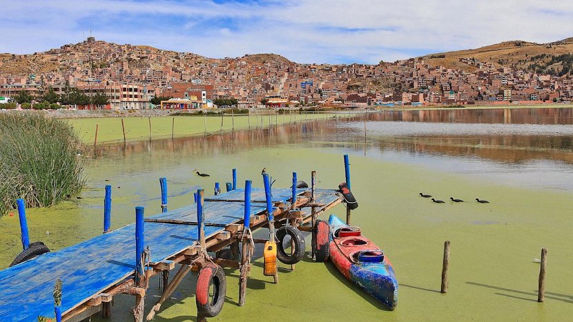 Lago Titicaca- Pontile
